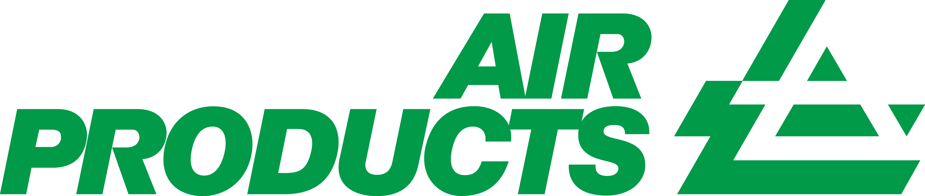 Green Air Products logo with stylized geometric design on a white background.
