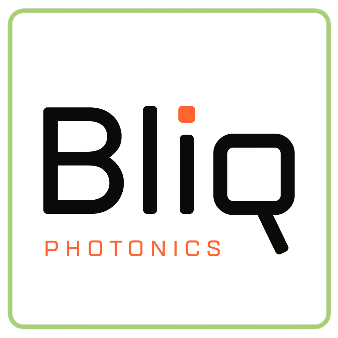 Bliq Photonics logo featuring a black wordmark and orange 'PHOTONICS' text.