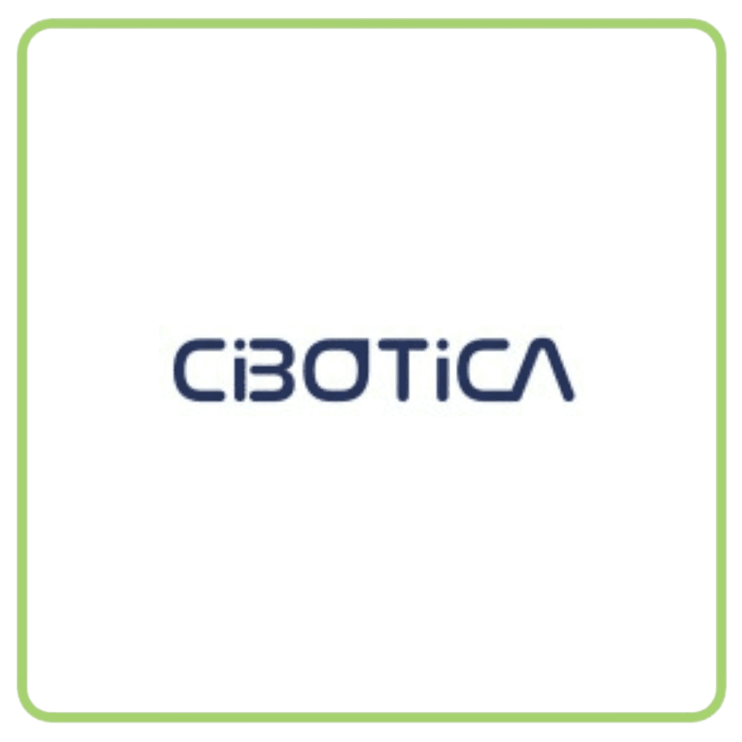 The CIBOTICA brand logo featuring the company name in a stylized font.
