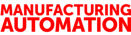 MANUFACTURING AUTOMATION logo in bold red capital letters.
