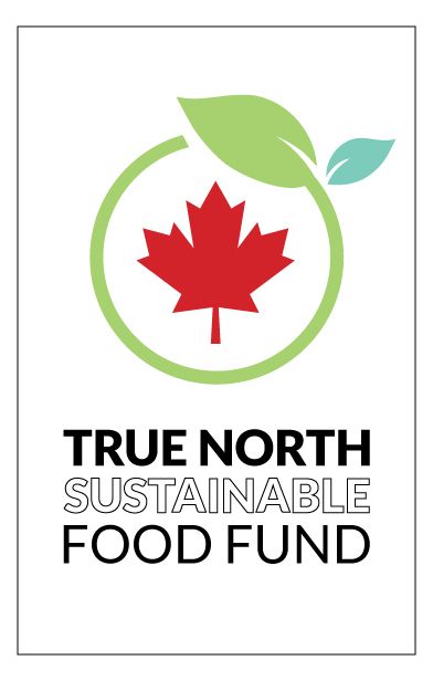 True North Sustainable Food Fund logo featuring a Canadian maple leaf and green leaves.