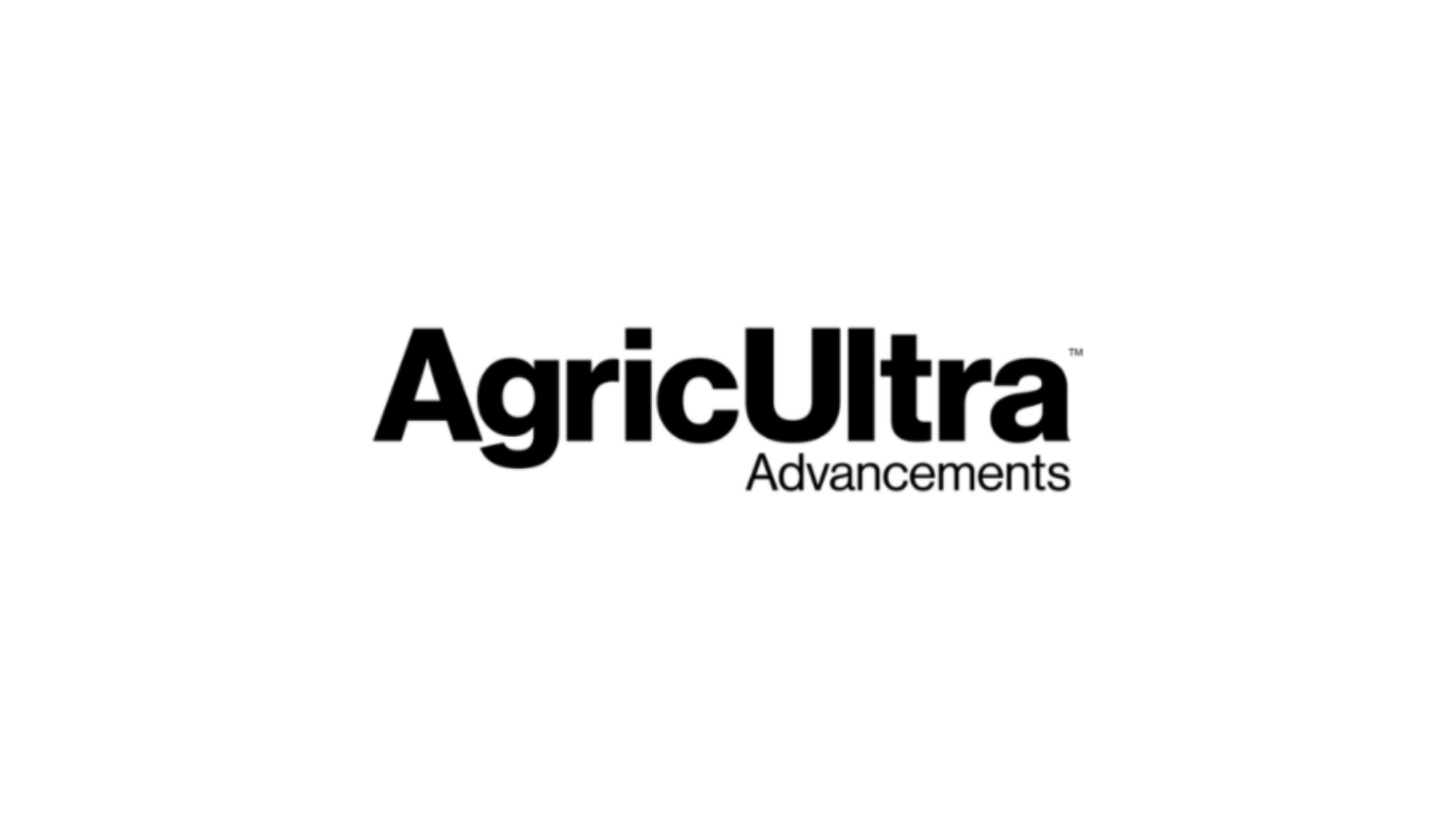 AgricUltra Advancements company logo in black text on a plain white background.