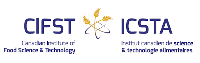 Logo for CIFST and ICSTA, Canadian Institute of Food Science & Technology, featuring wheat stalks.