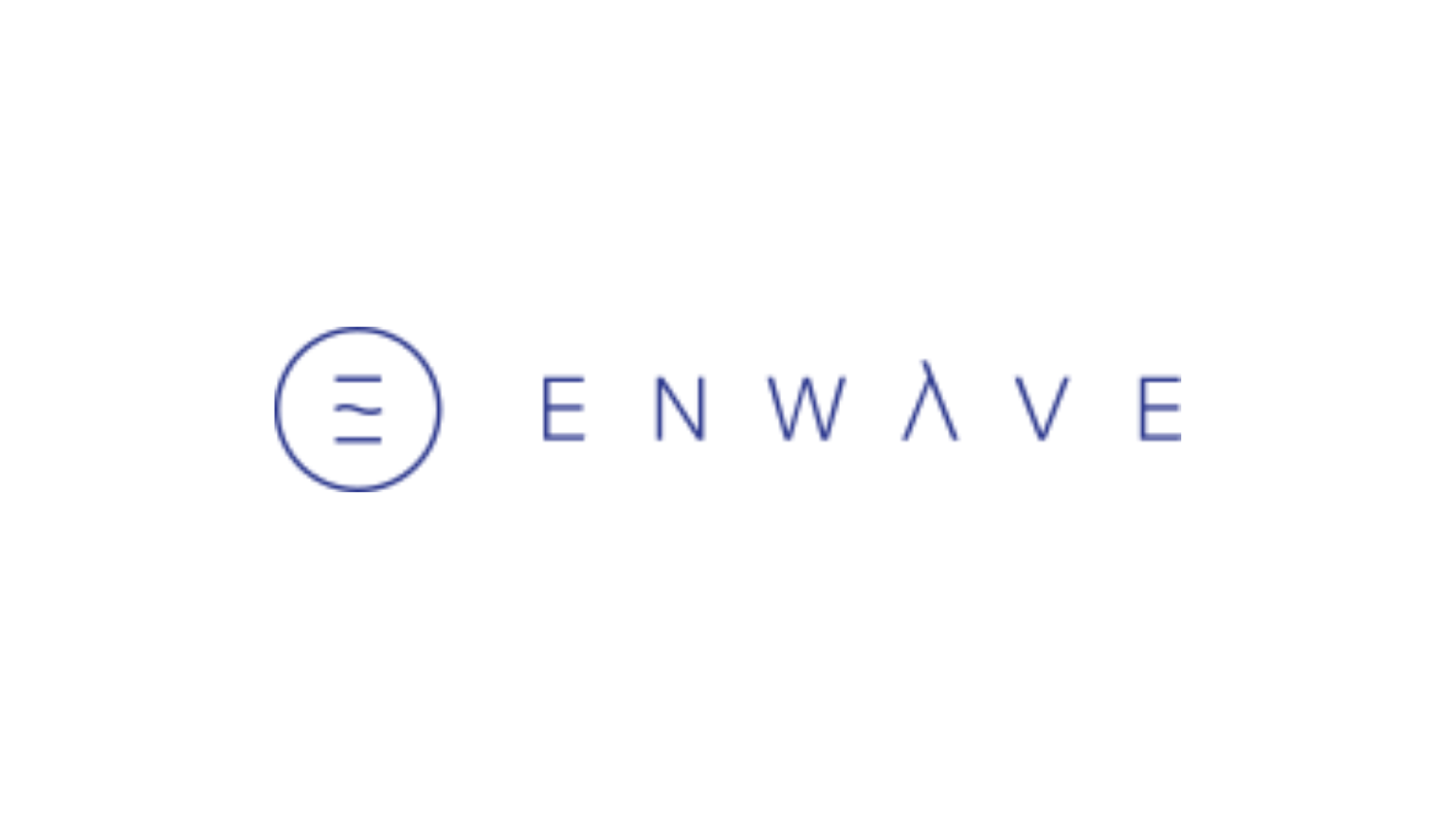 Enwave logo featuring a circular icon with three horizontal lines and the company name.