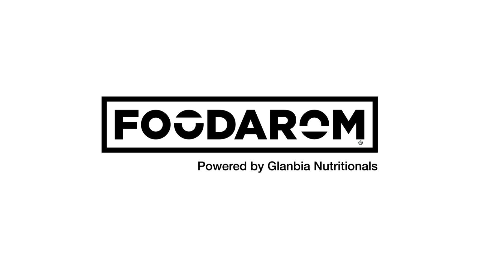 The FOODAROM logo with 'Powered by Glanbia Nutritionals' tagline.
