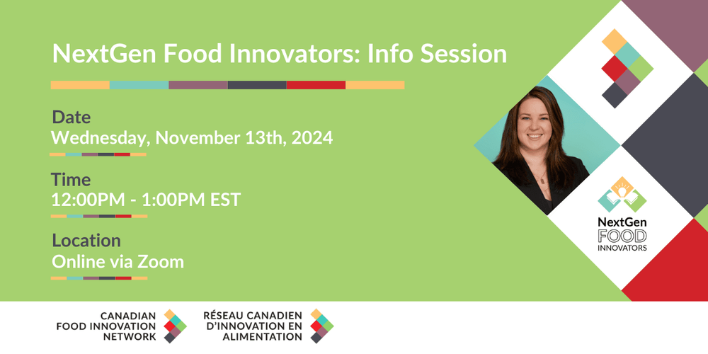 NextGen Food Innovators : séance d'information