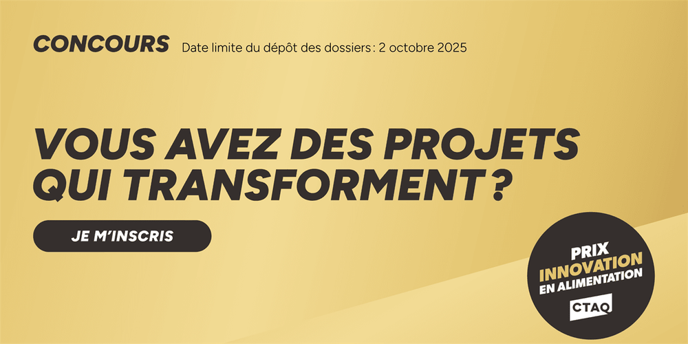 Prix Innovation en Alimentation 2025