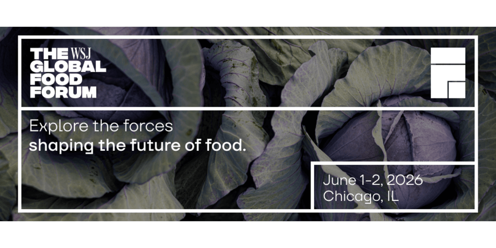 WSJ's Global Food Forum 2026