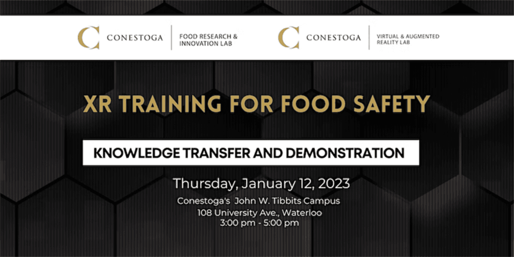 Knowledge Transfer and Demonstration - XR Training for Food Safety