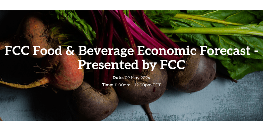 Prévisions économiques alimentaires et des boissons de FCC