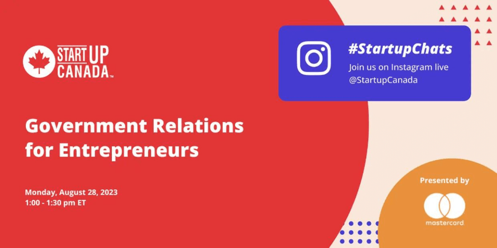 #StartupChats | Government Relations for Entrepreneurs