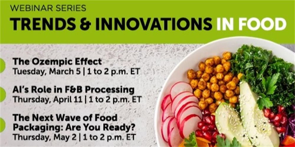 Série de webinaires de Food in Canada : la prochaine vague de l'emballage alimentaire