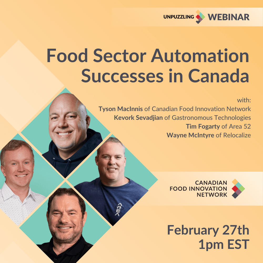 Succès de l'automatisation dans le secteur alimentaire au Canada