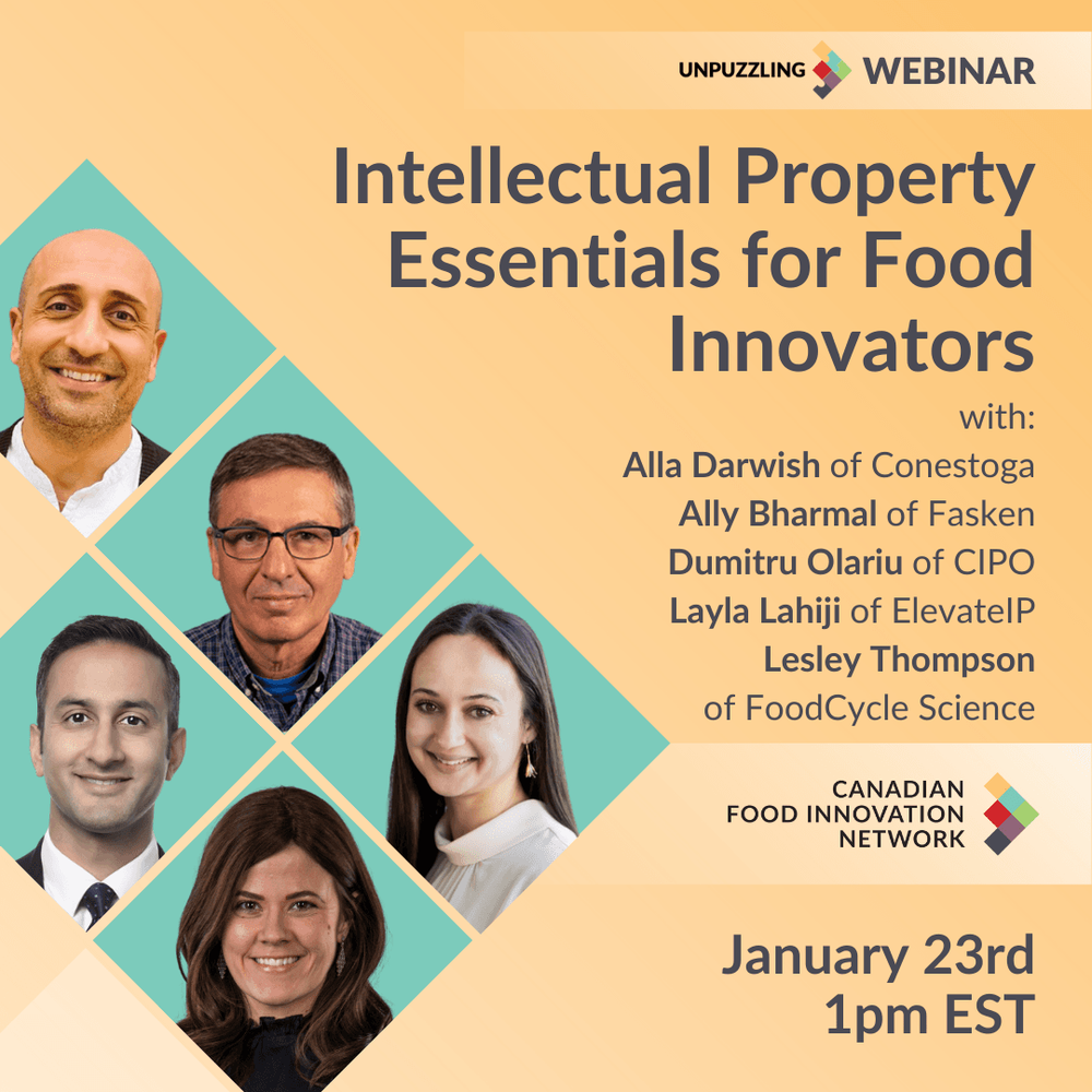 Intellectual Property (IP) Essentials for Food Innovators