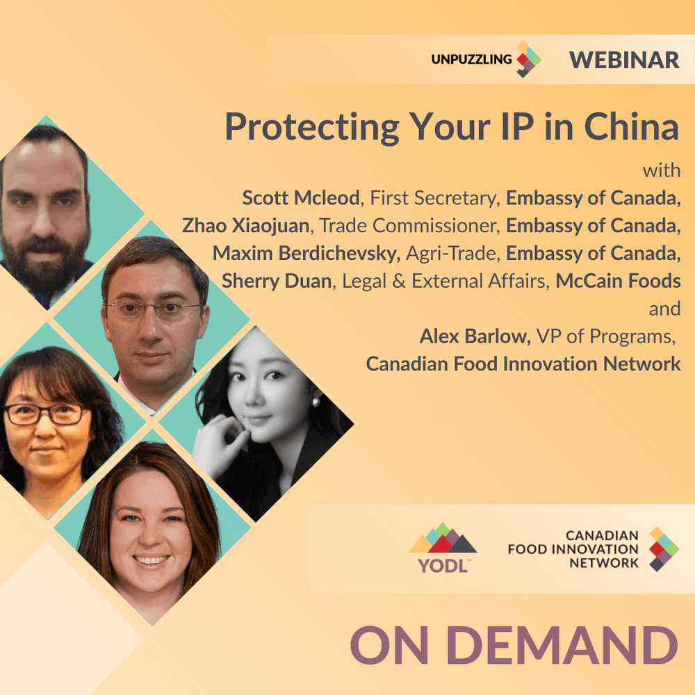 Protecting Your IP in China: What Canadian Foodtechs Need to Know