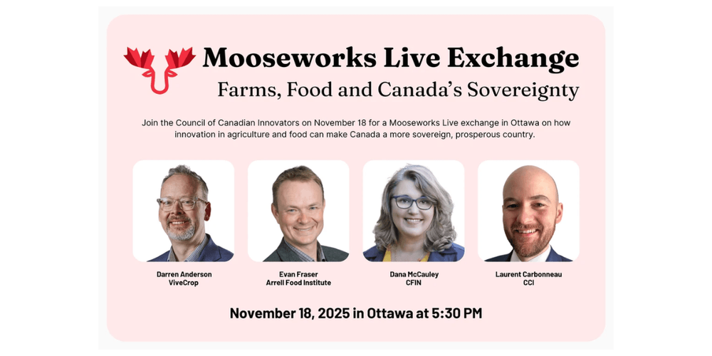 Mooseworks Live Exchange : fermes, alimentation et souveraineté du Canada