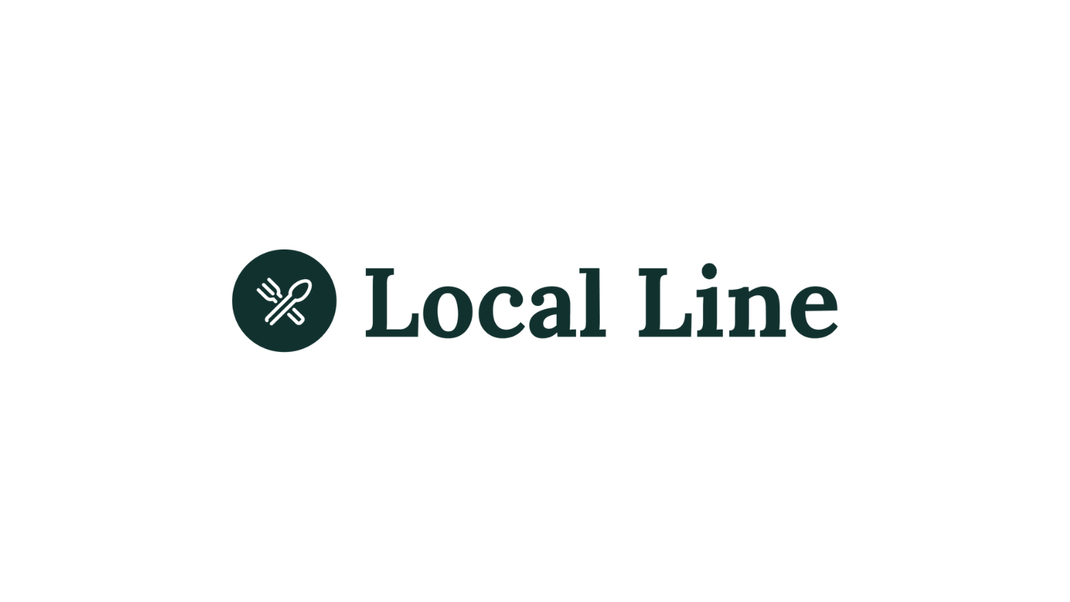 Local Line logo featuring a stylized knife and fork icon.