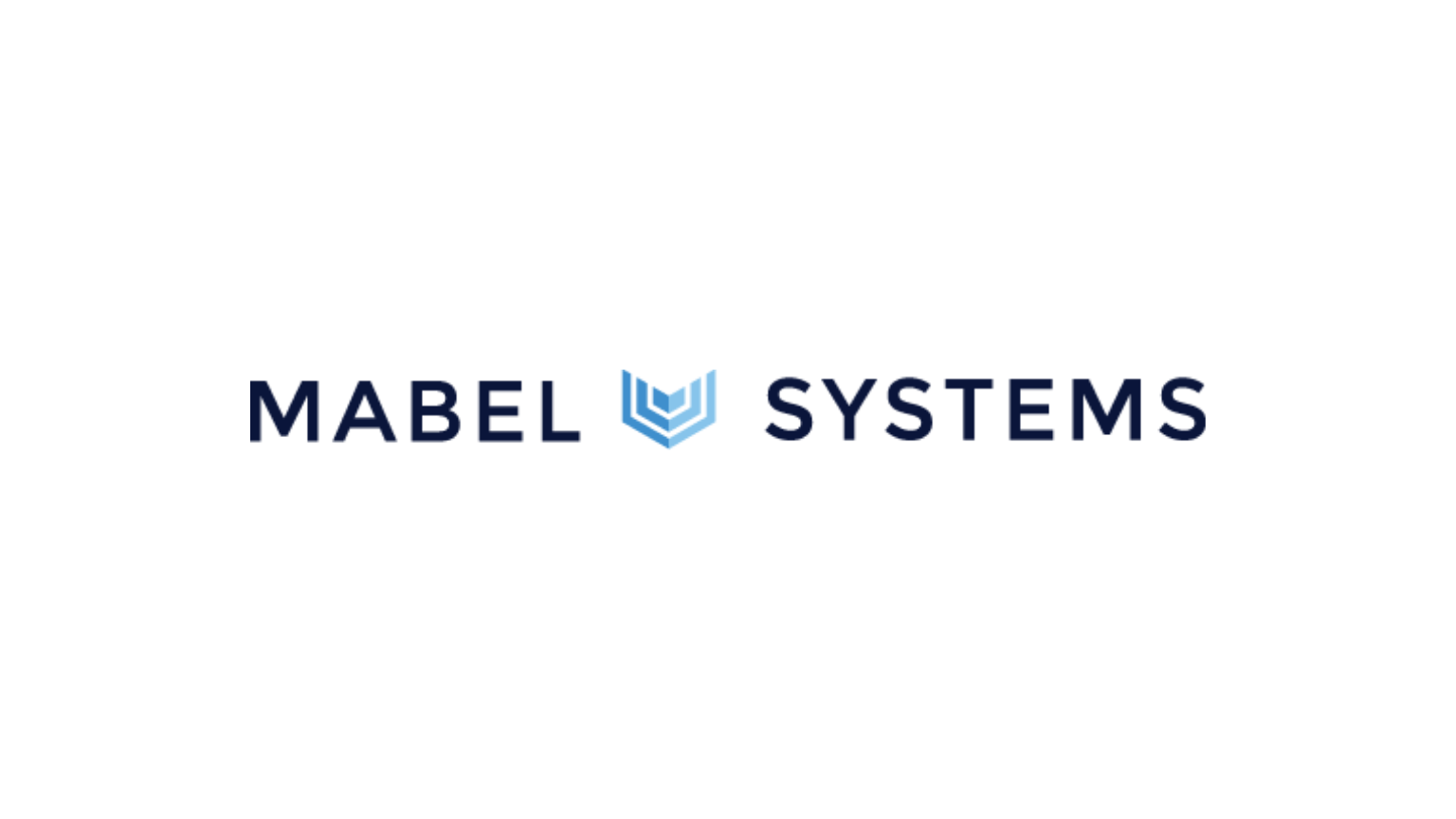 Mabel Systems logo with dark blue text and a light blue stylized symbol.