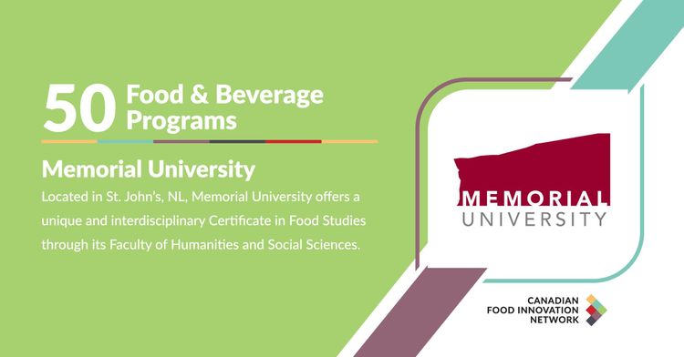 50 Food & Beverage Programs - Memorial University