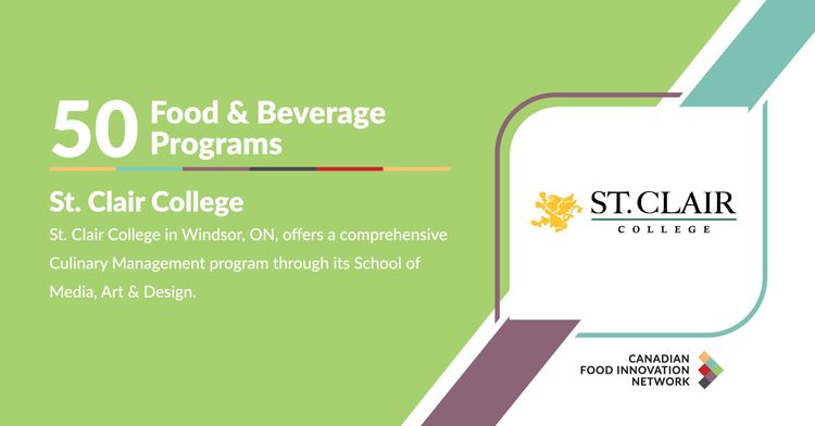 50 Food & Beverage Programs - St. Clair College