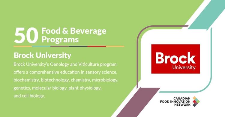 50 Food & Beverage Programs - Brock University