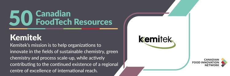 50 ressources canadiennes en technologies alimentaires – Kemitek