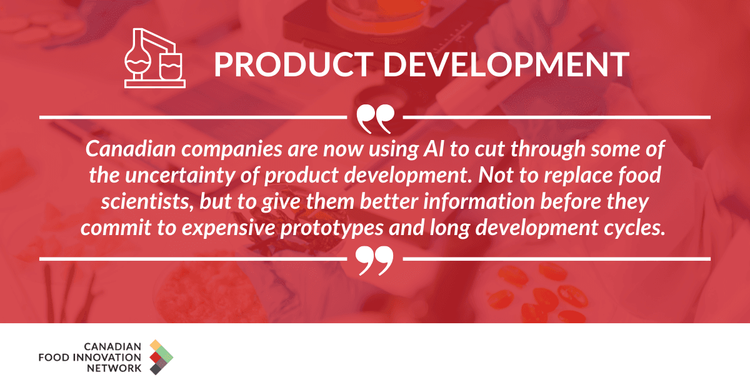 How Canadian Food Companies Are Using AI to Get Products to Market Faster
