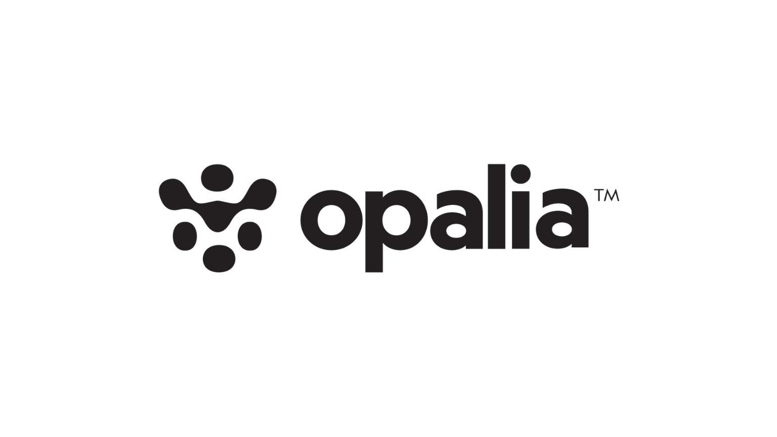 Opalia logo featuring an abstract icon and the brand name with a trademark symbol.