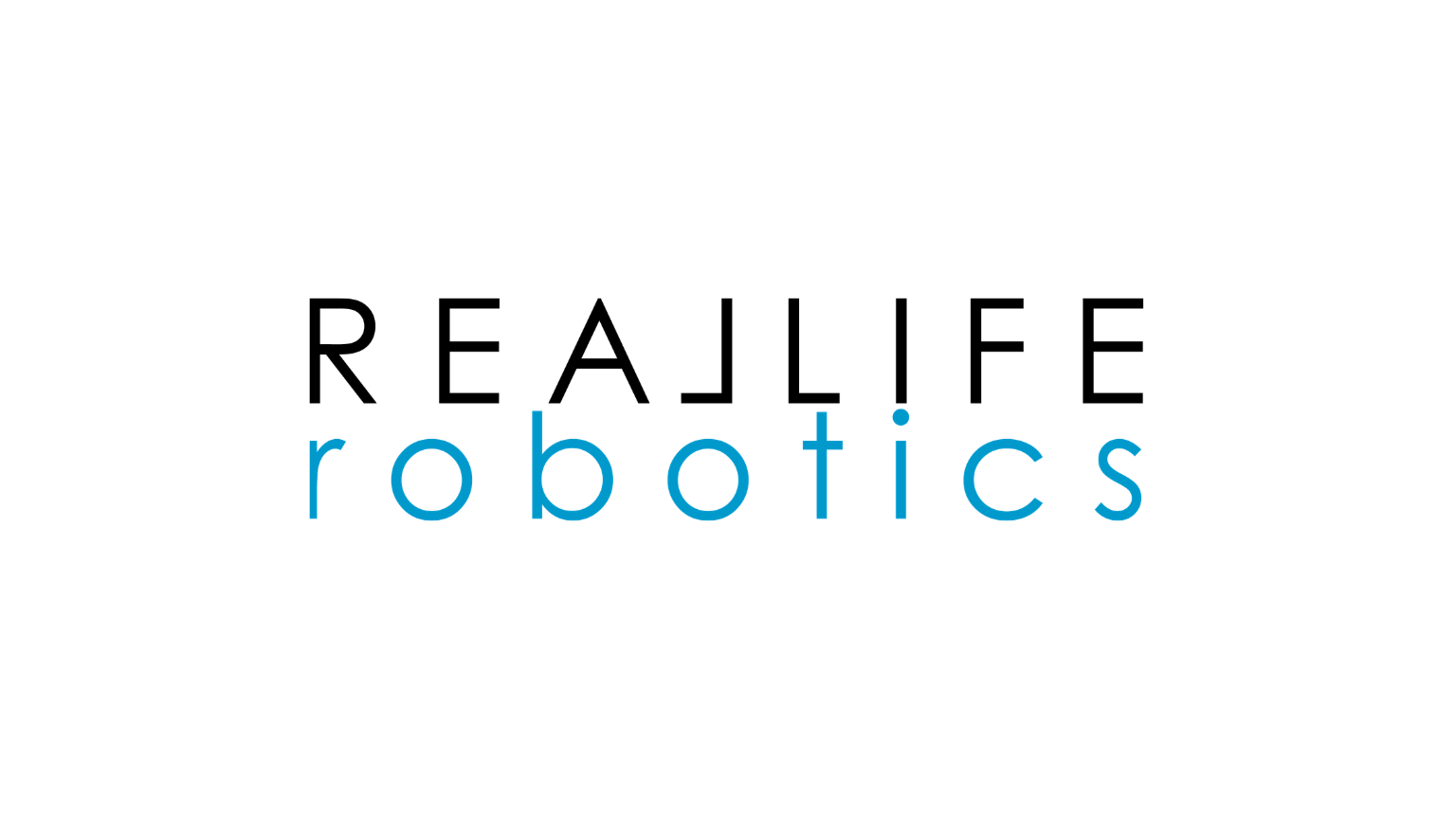 REAJLIFE robotics company logo with black 'REAJLIFE' and blue 'robotics' text.