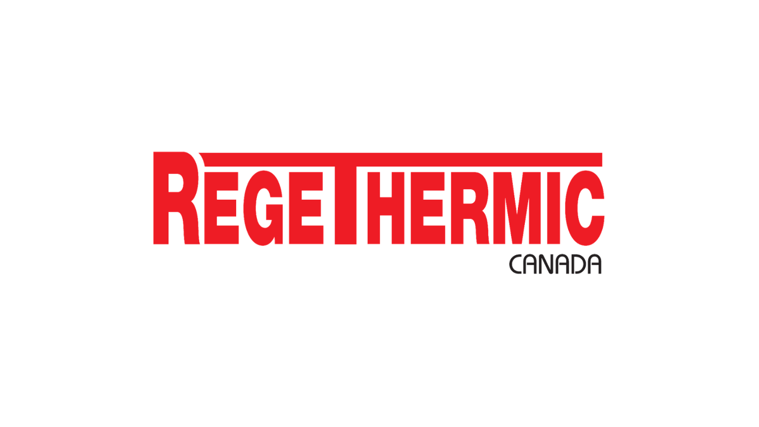 The red Regethermic Canada company logo on a white background.