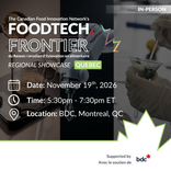 Foodtech Frontier 2026: Quebec