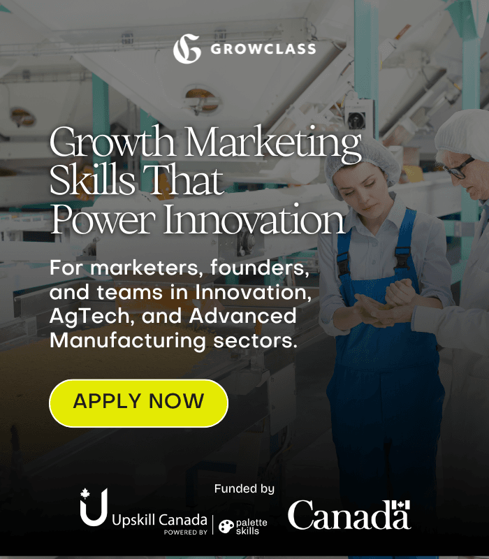 Lead your team to 2025 growth: Fully Funded Marketing Training for Canadian Innovators